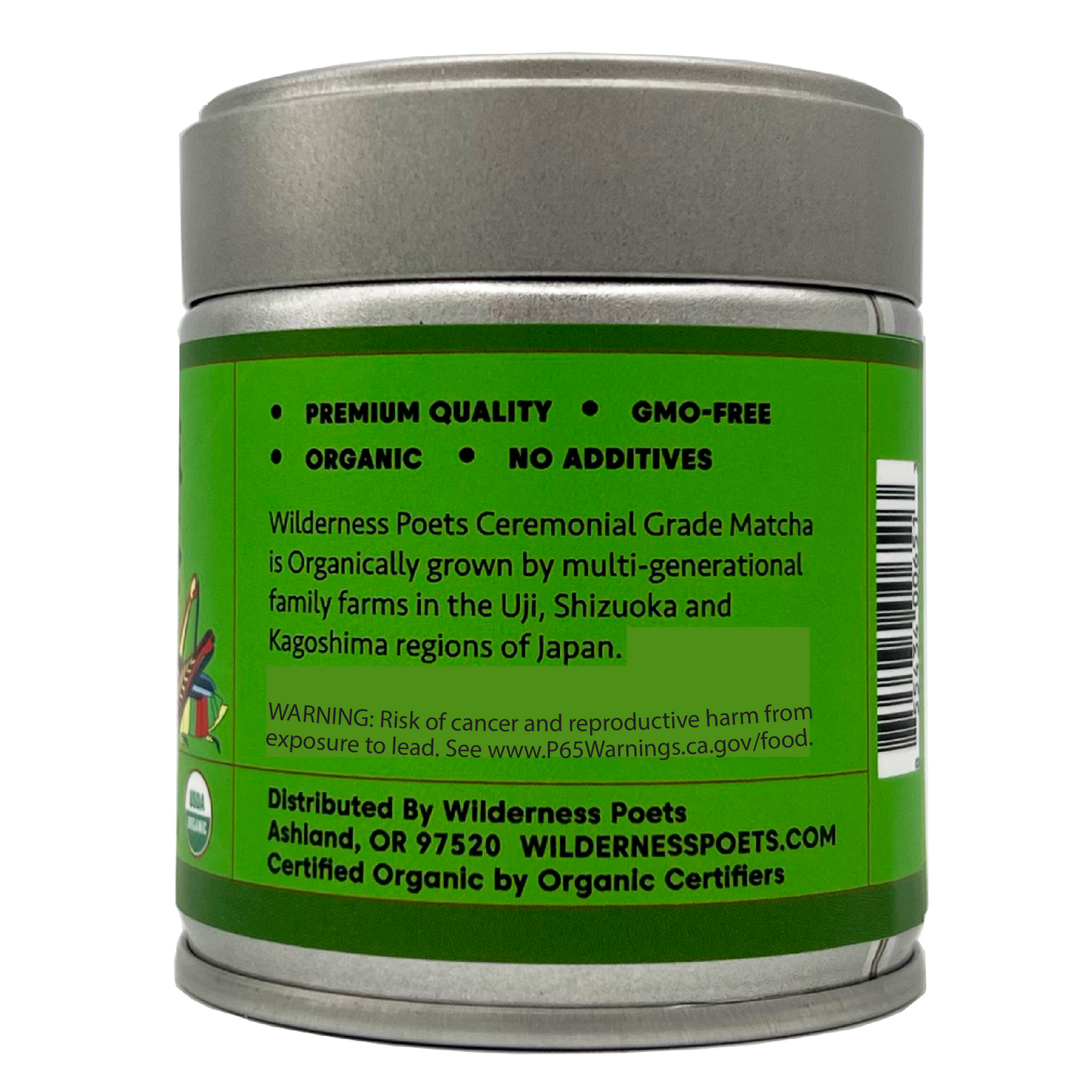 Matcha Green Tea Powder - Ceremonial Grade, Organic