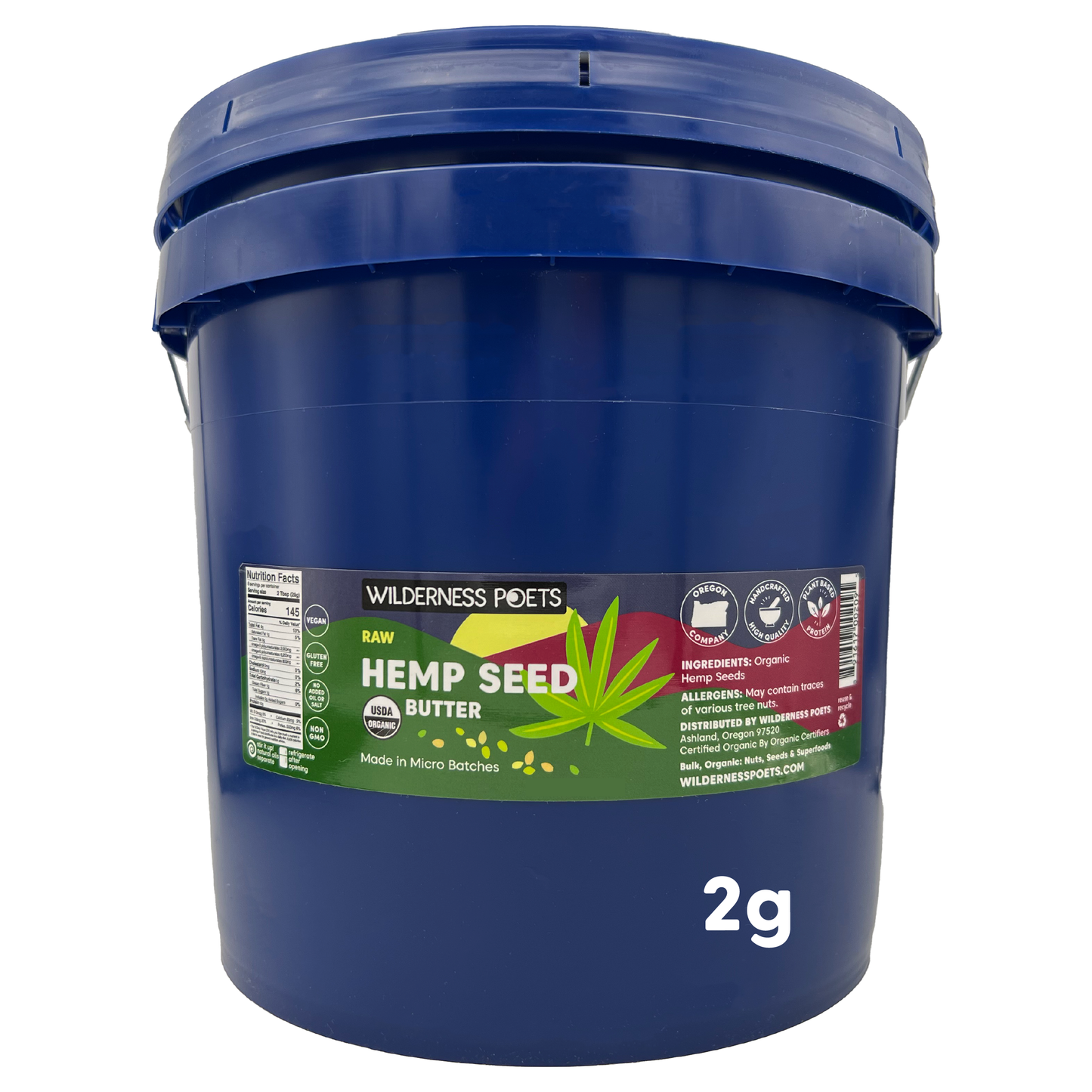 Hemp Seed Butter - Raw, Organic