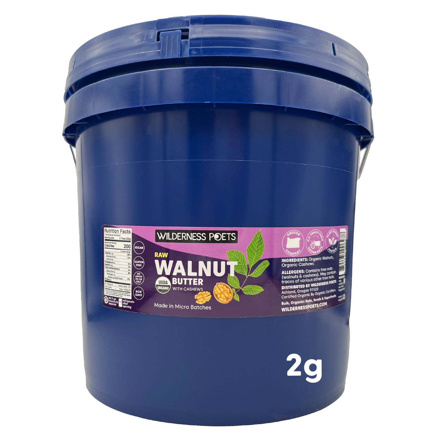 Walnut Butter with Cashews - Organic