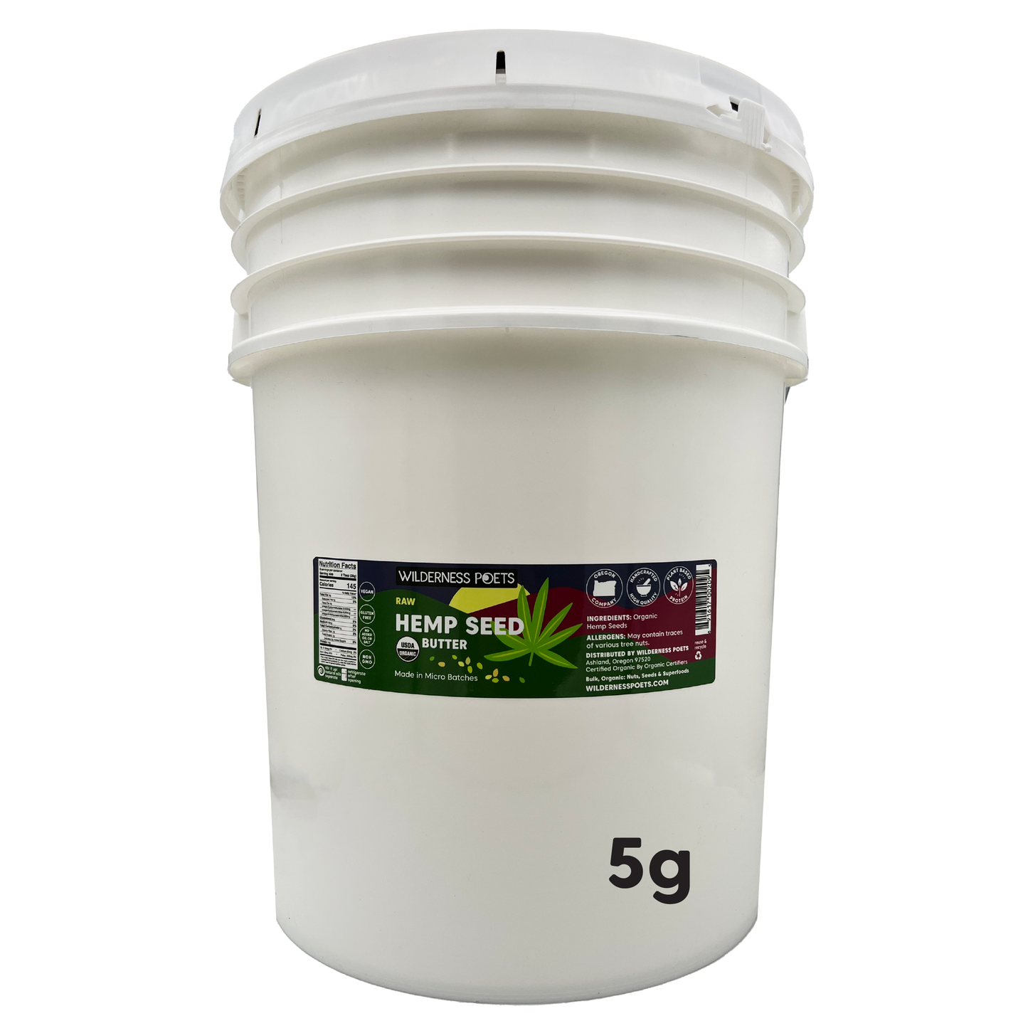 Hemp Seed Butter - Raw, Organic