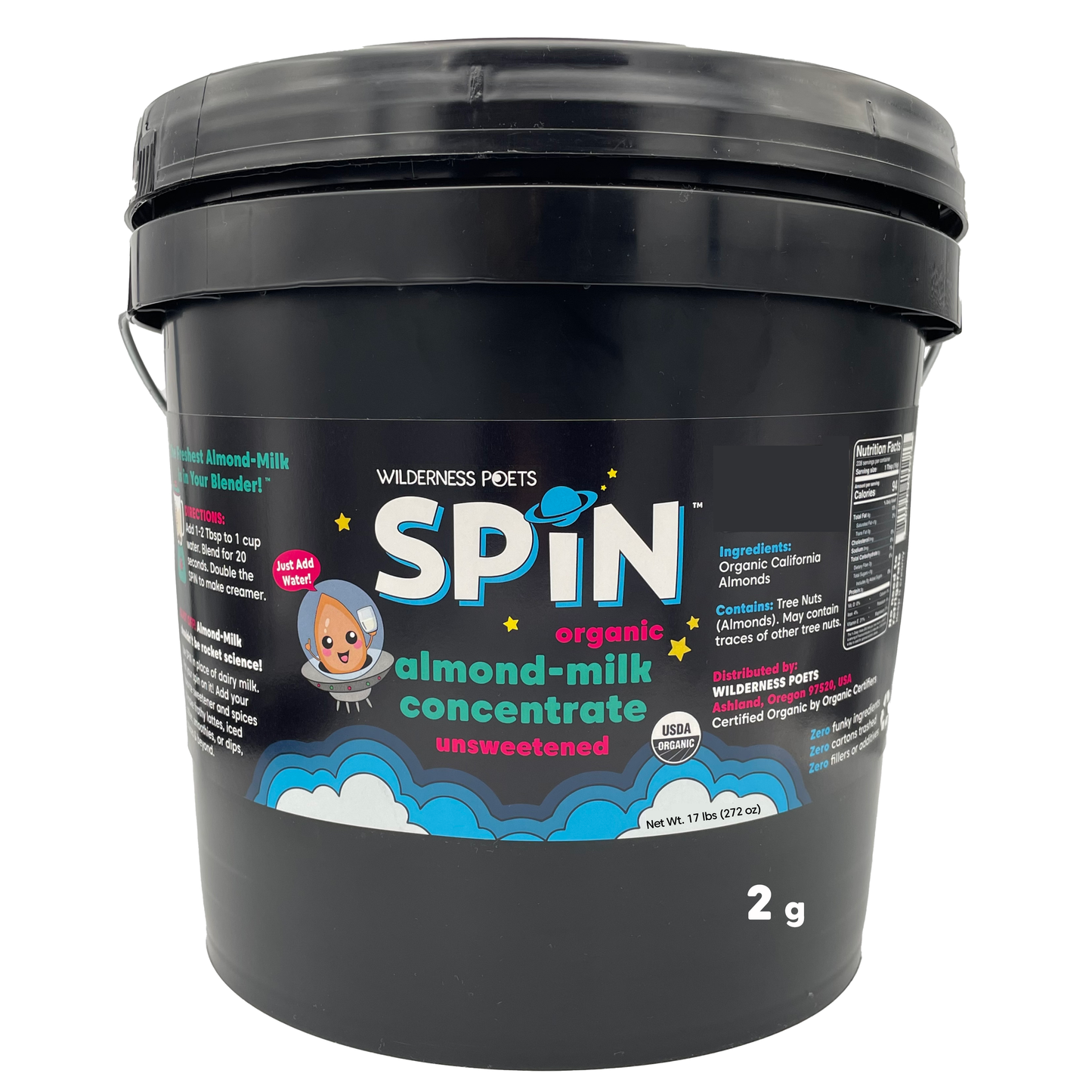 SPiN: Almond Milk - Unsweetened, Organic