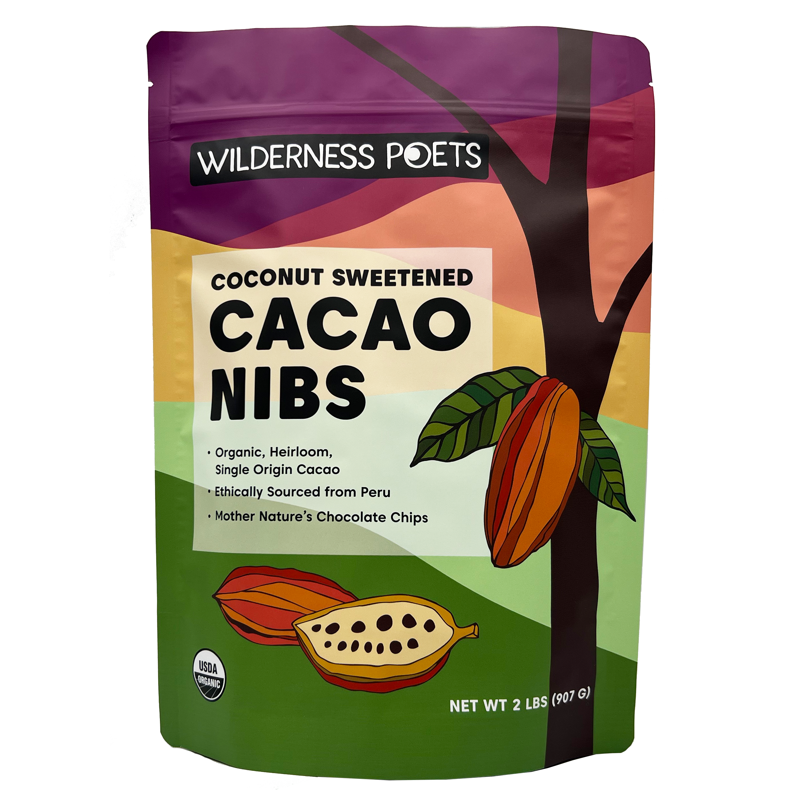Cacao Nibs - Coconut Nectar Sweetened, Organic – WPbulk.com