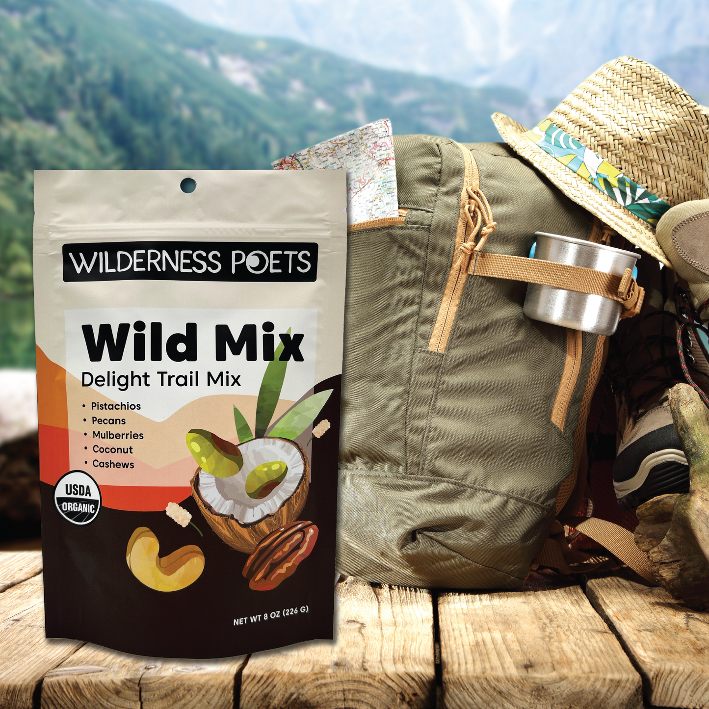 Delight Wild Mix - Organic (Nut, Berry, Coconut)