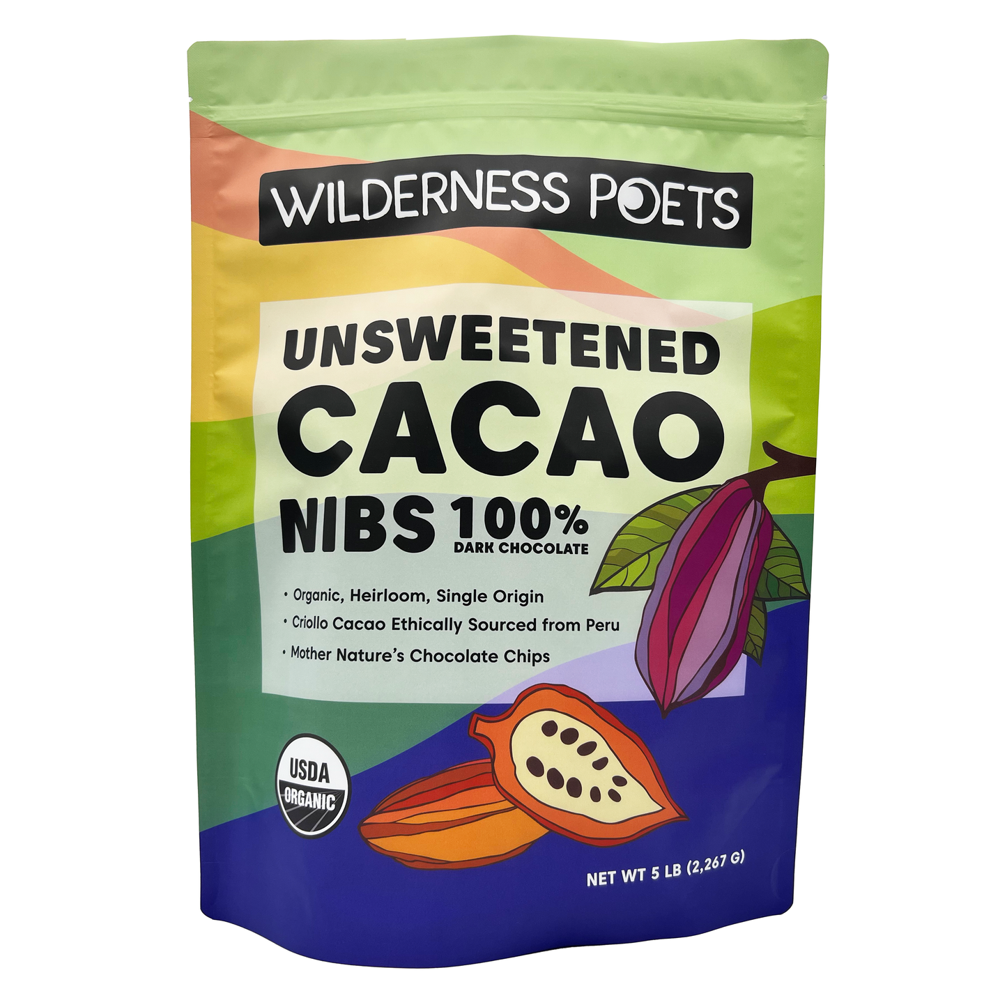 Cacao Nibs - Unsweetened, Organic