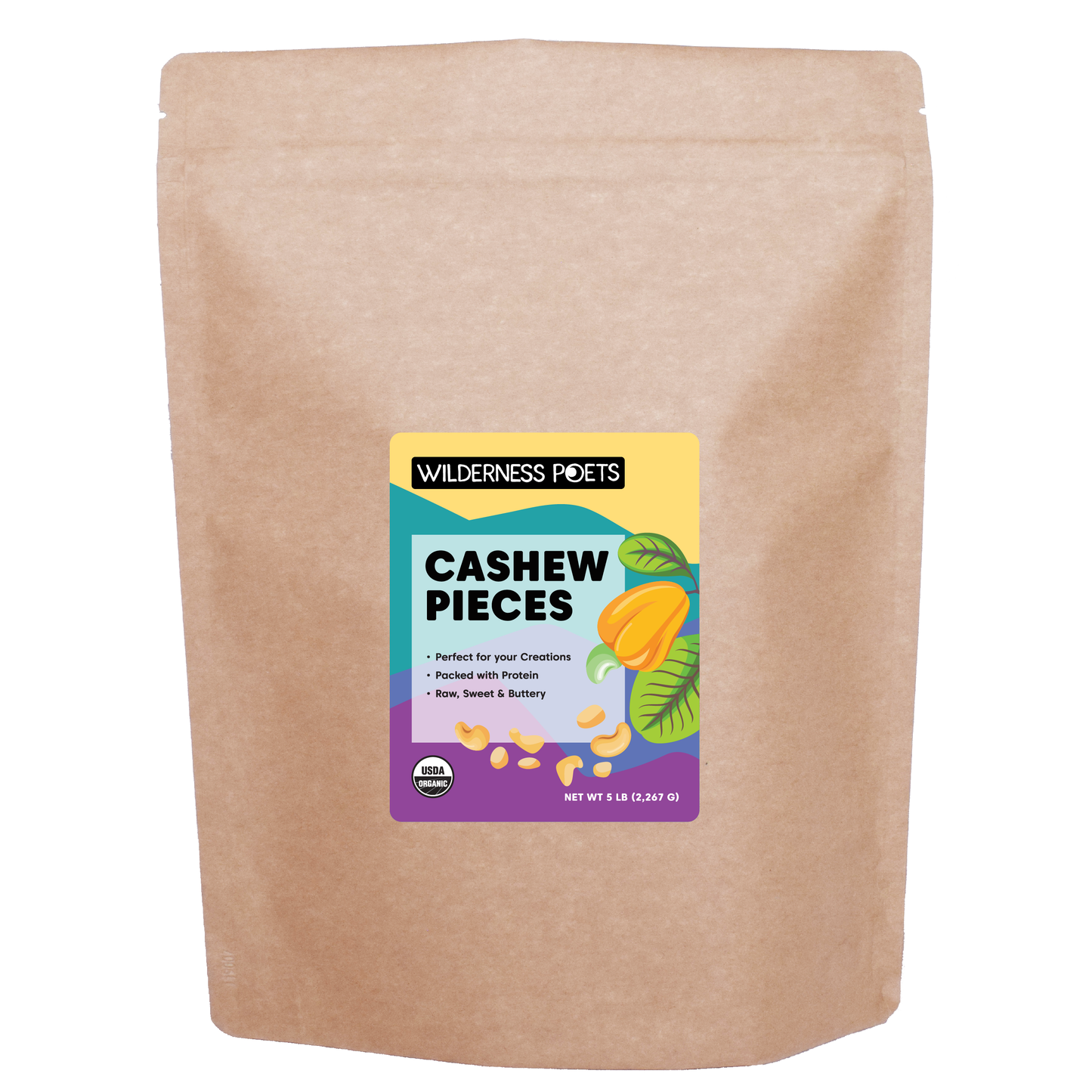 Cashew Pieces - Halves & Pieces, Organic