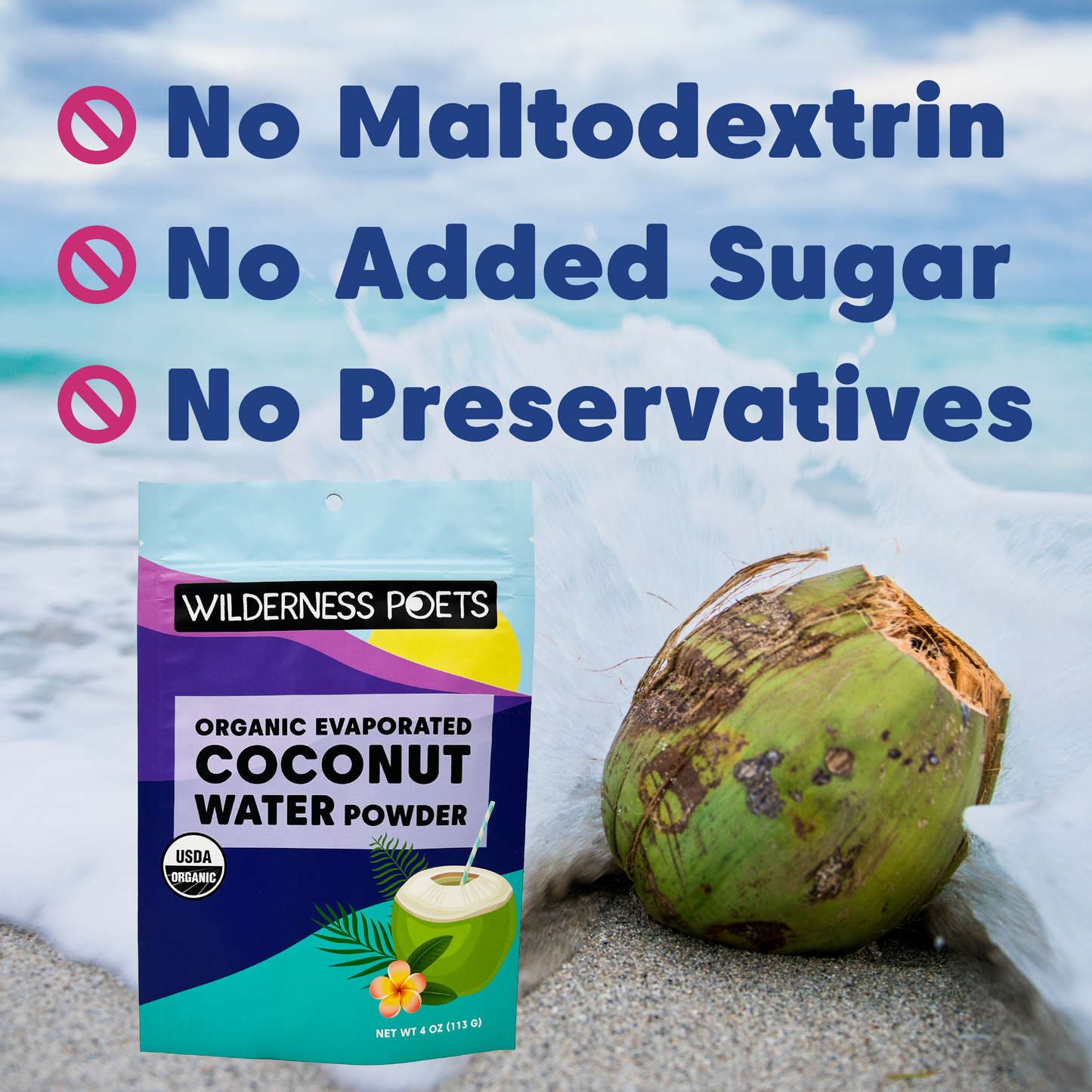 Organic Coconut Water Powder - Evaporated