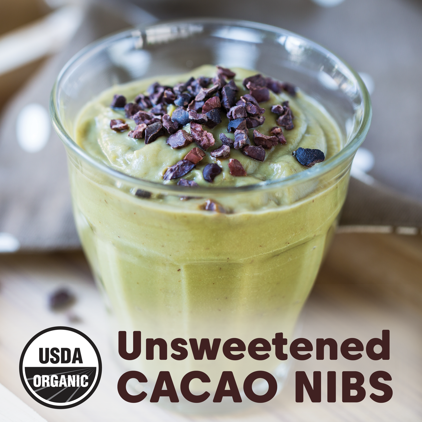 Cacao Nibs - Unsweetened, Organic