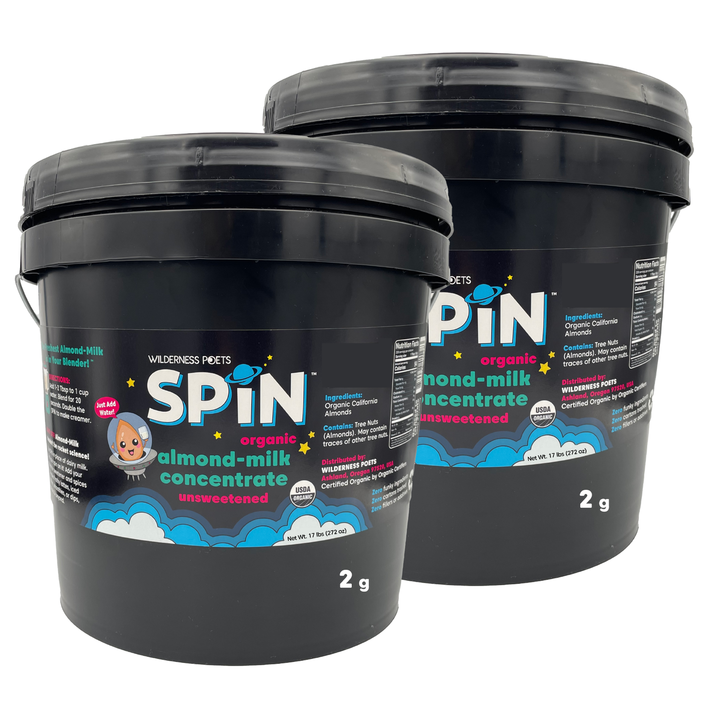 SPiN: Almond Milk - Unsweetened, Organic