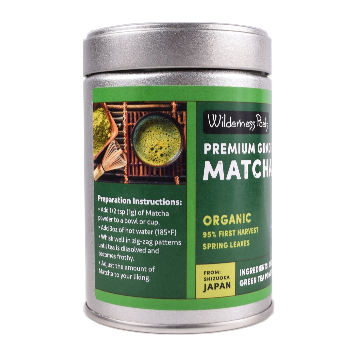 Matcha Green Tea Powder - Premium Grade, Organic