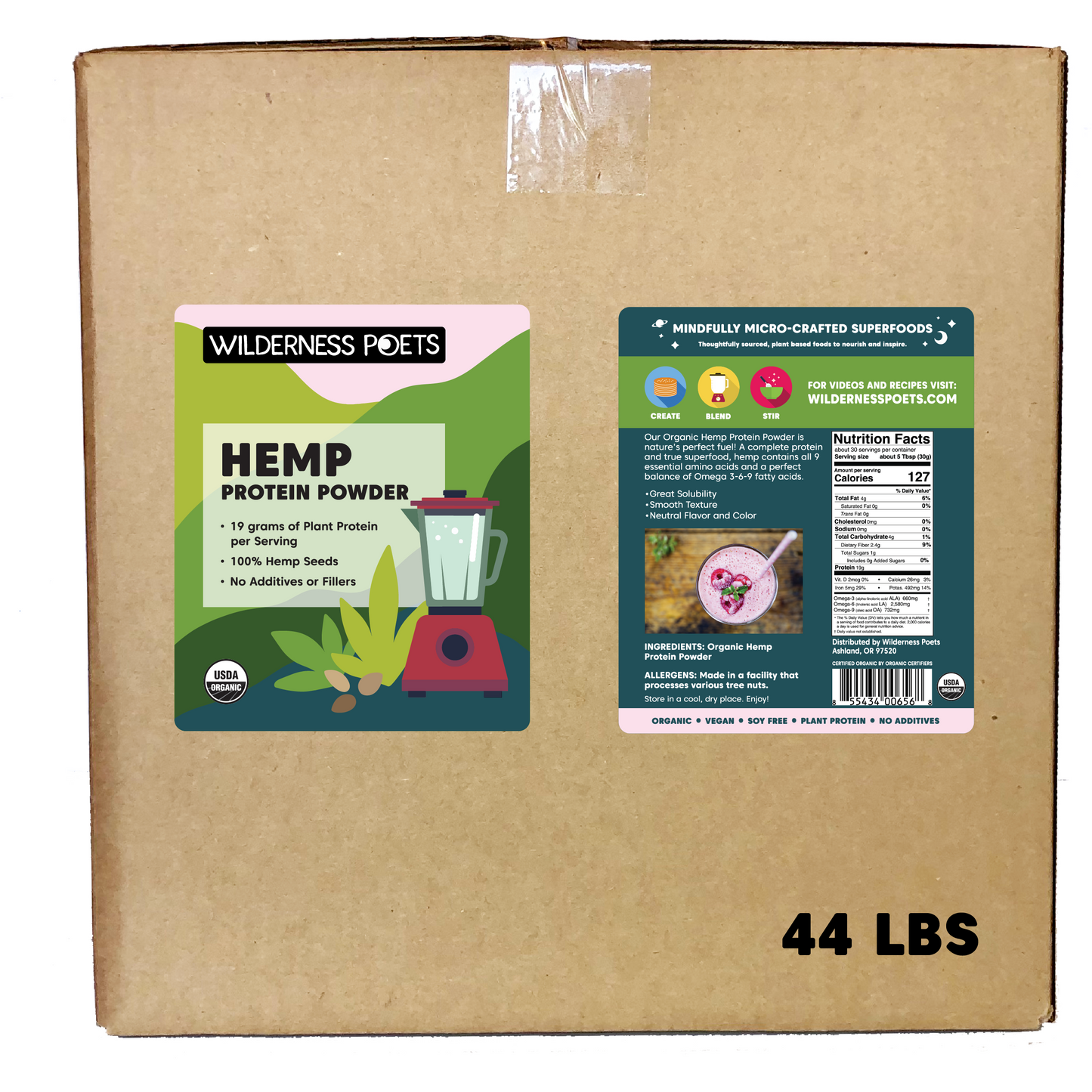 Hemp Protein Powder - Organic