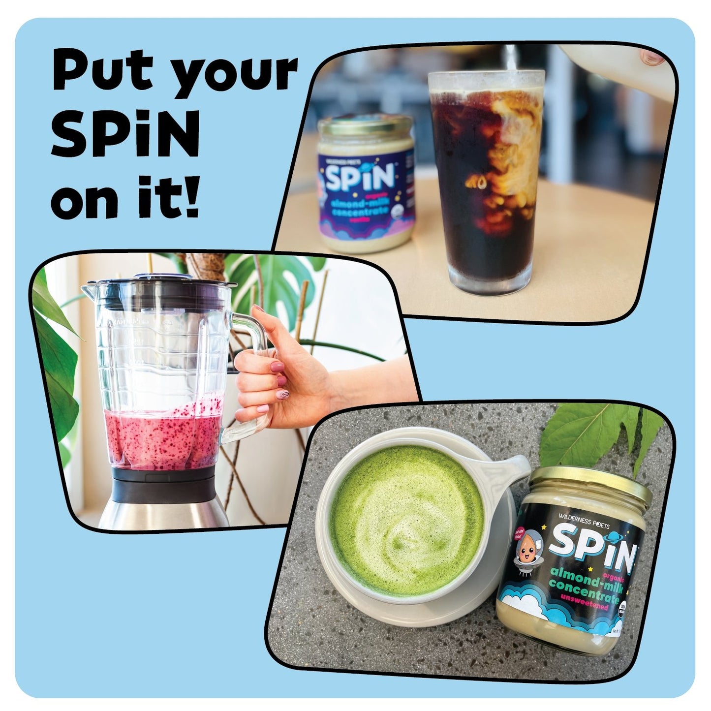 SPiN: Almond Milk - Unsweetened, Organic