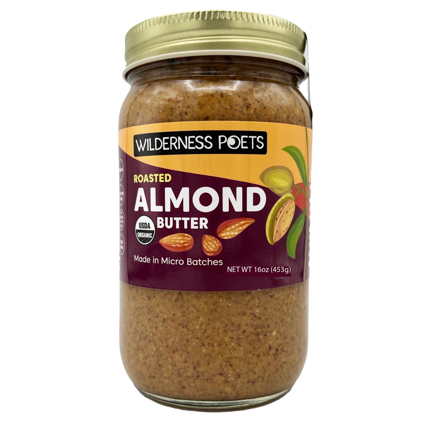 Almond Butter - Roasted, Organic