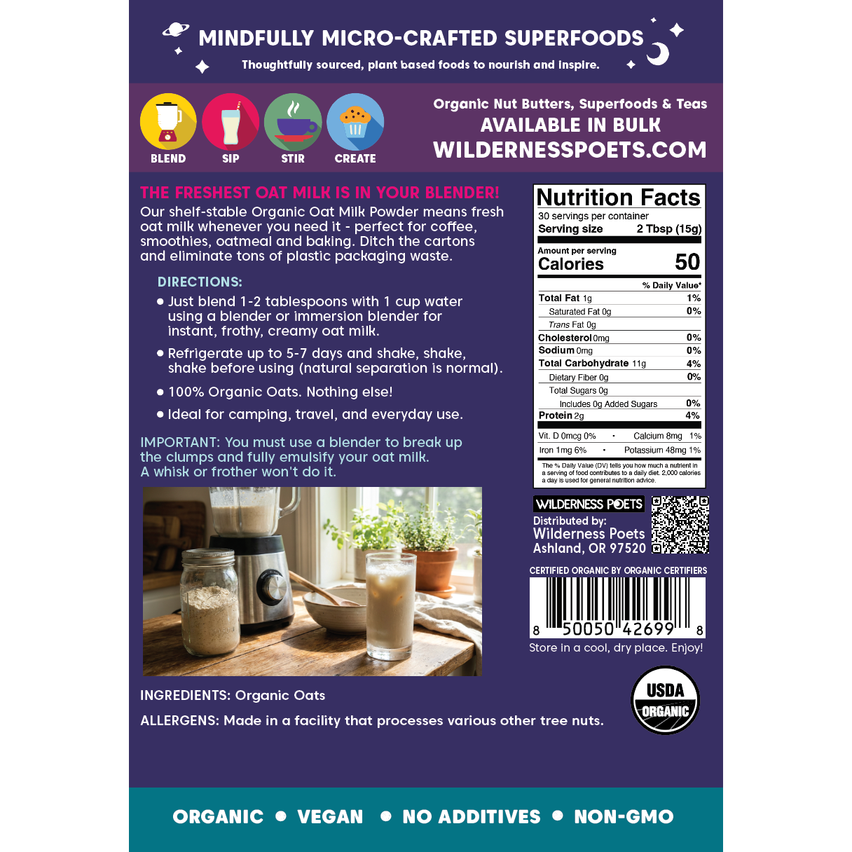 Oat Milk Powder - Organic