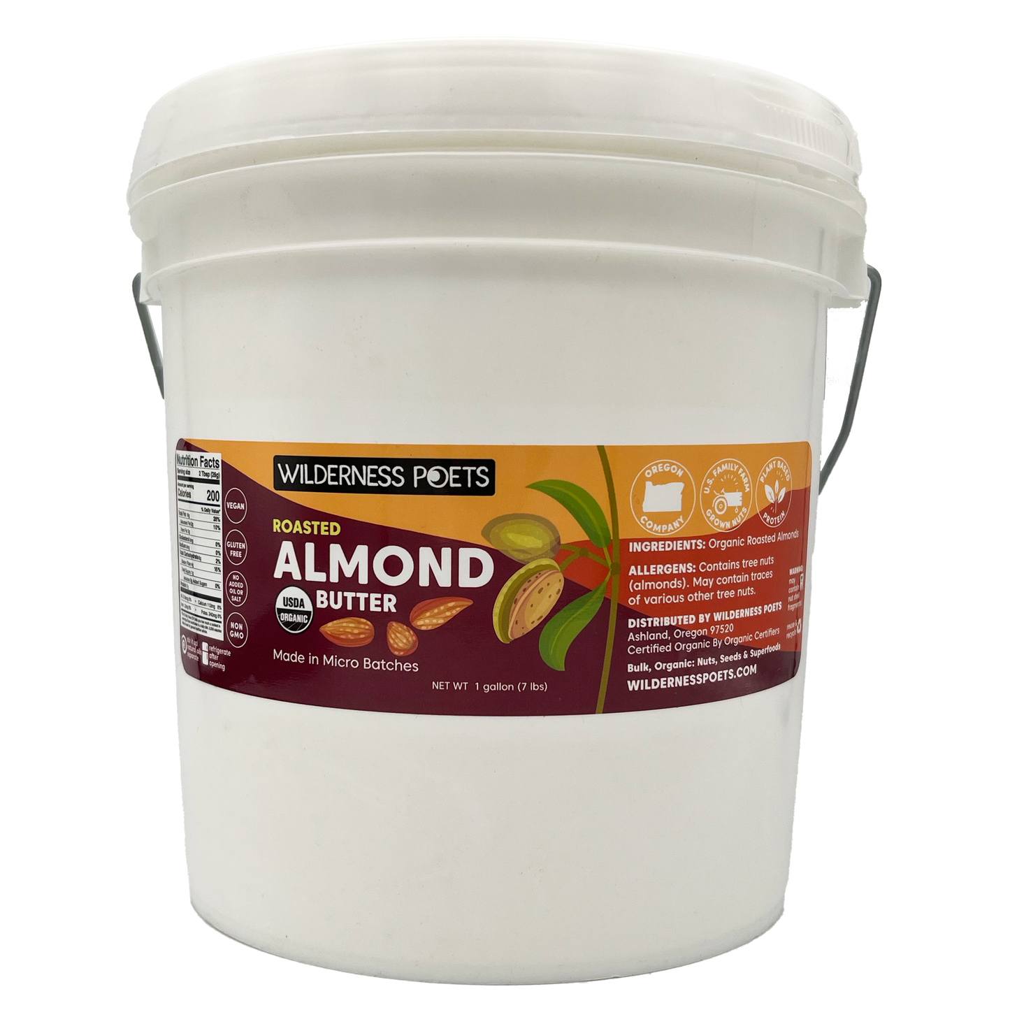 Almond Butter - Roasted, Organic