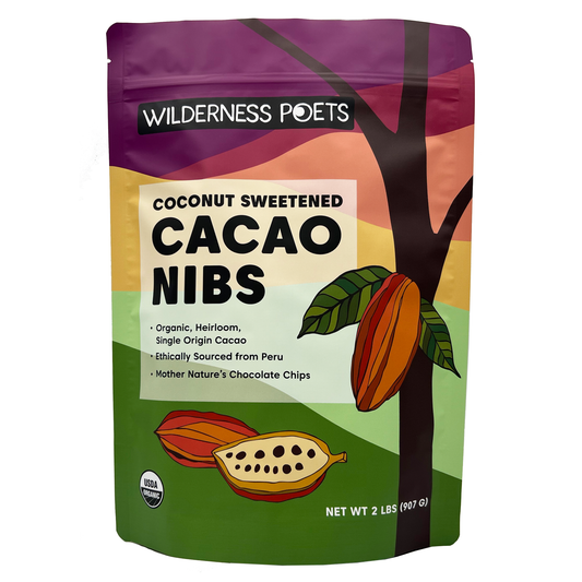 Cacao Nibs - Coconut Nectar Sweetened, Organic