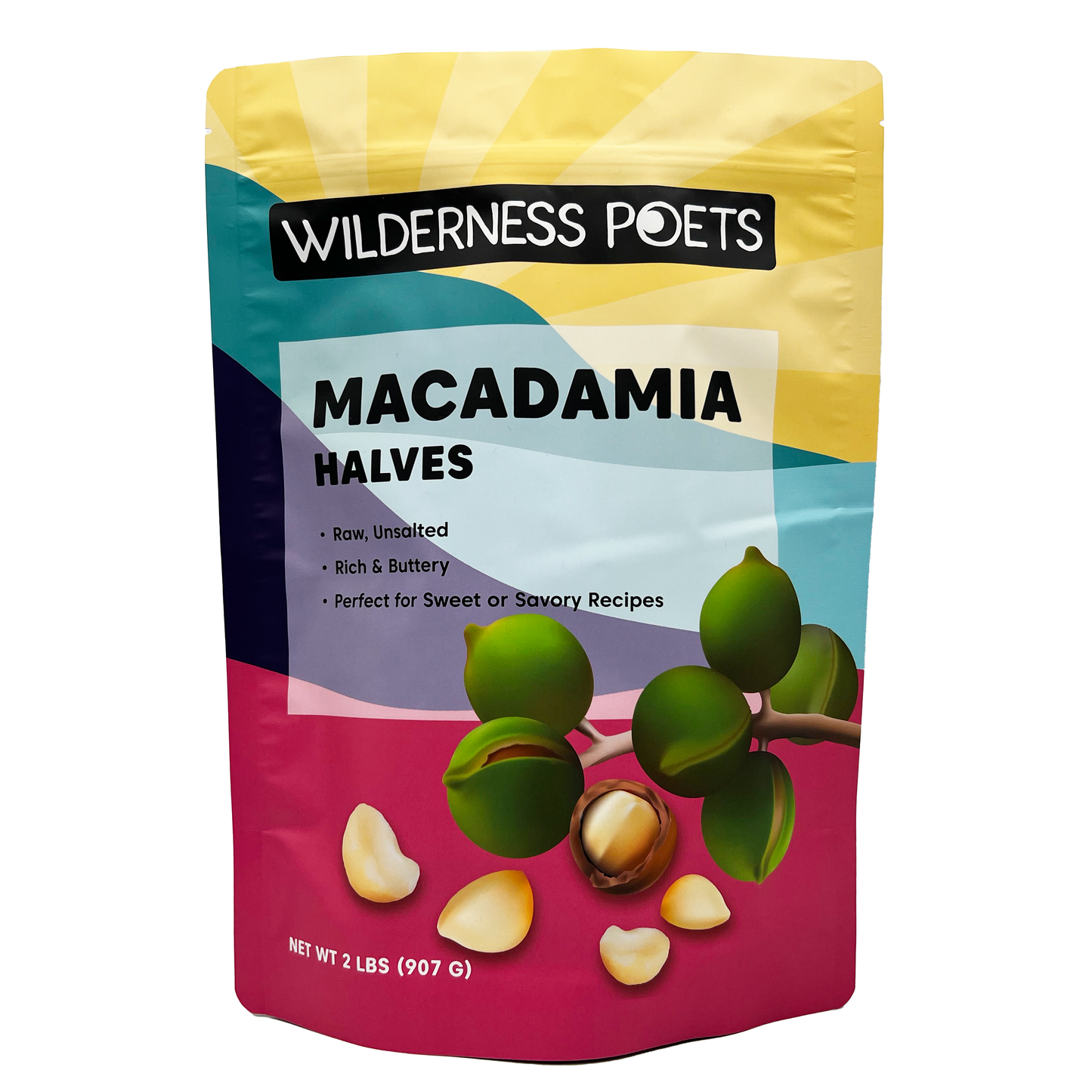 Macadamia Nuts - Halves, Raw