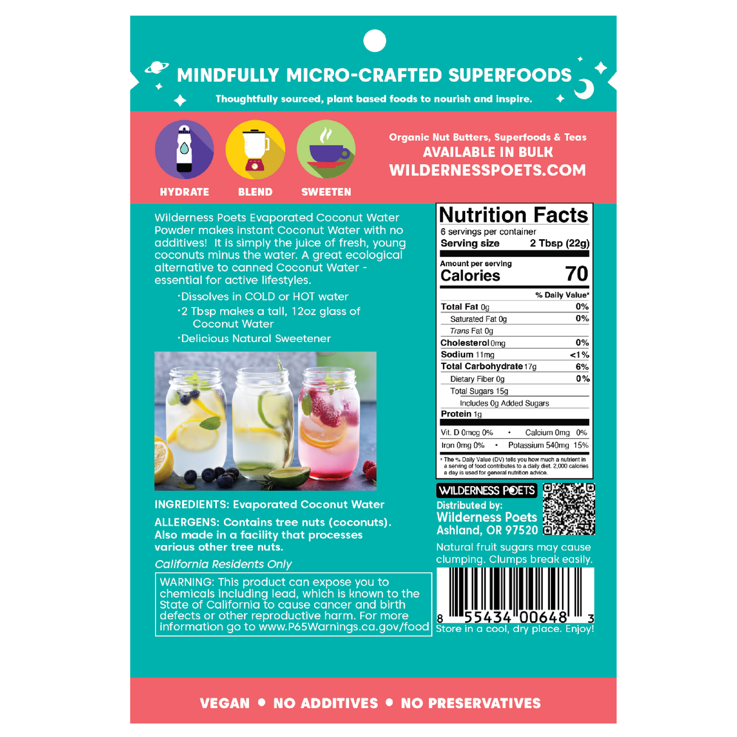 Coconut Water Powder - Evaporated