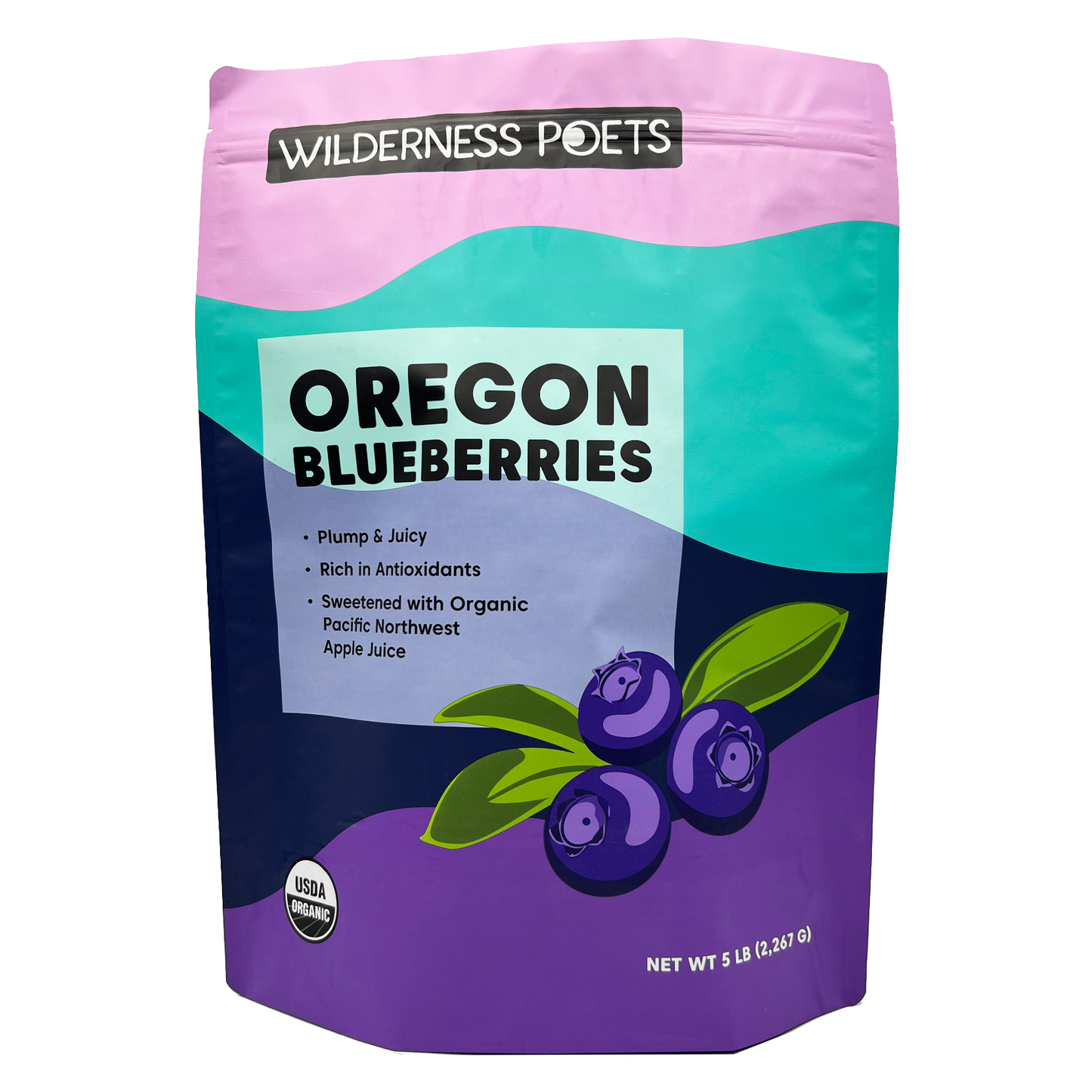 Blueberries - Oregon Grown, Dried, Organic