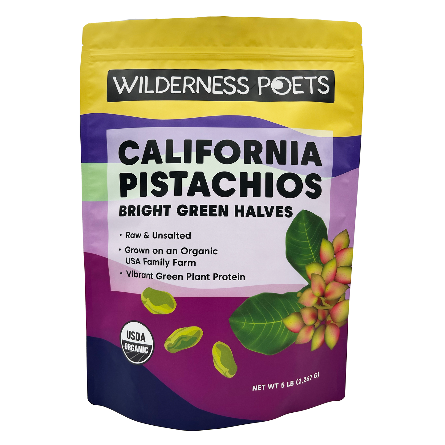 Pistachio Halves - Organic, California