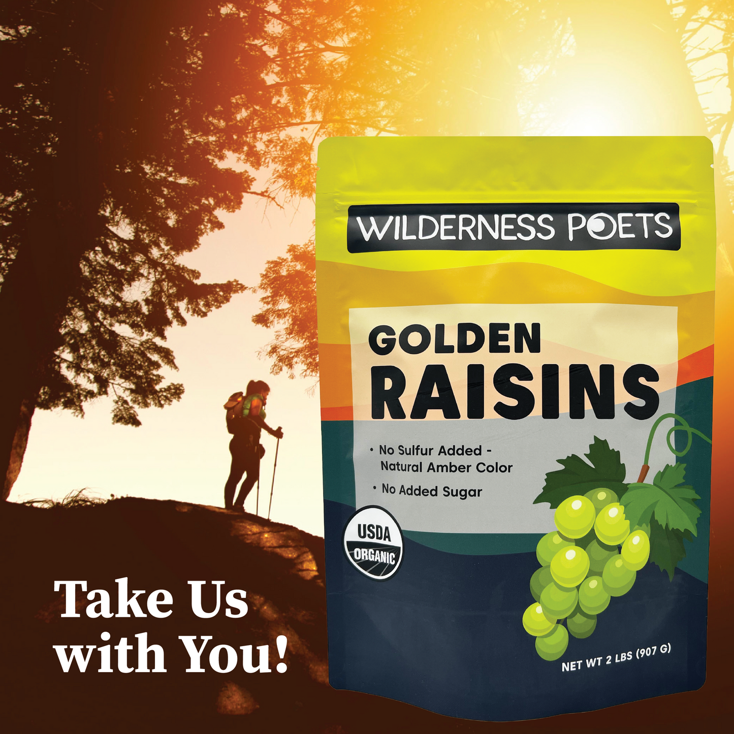 Golden Raisins - Organic, No Sulfur Added