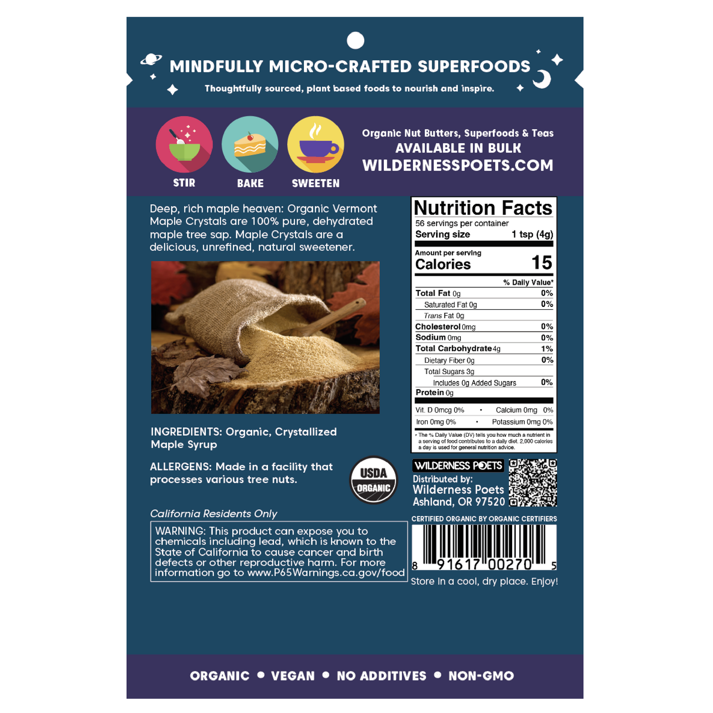 Maple Crystals - Organic