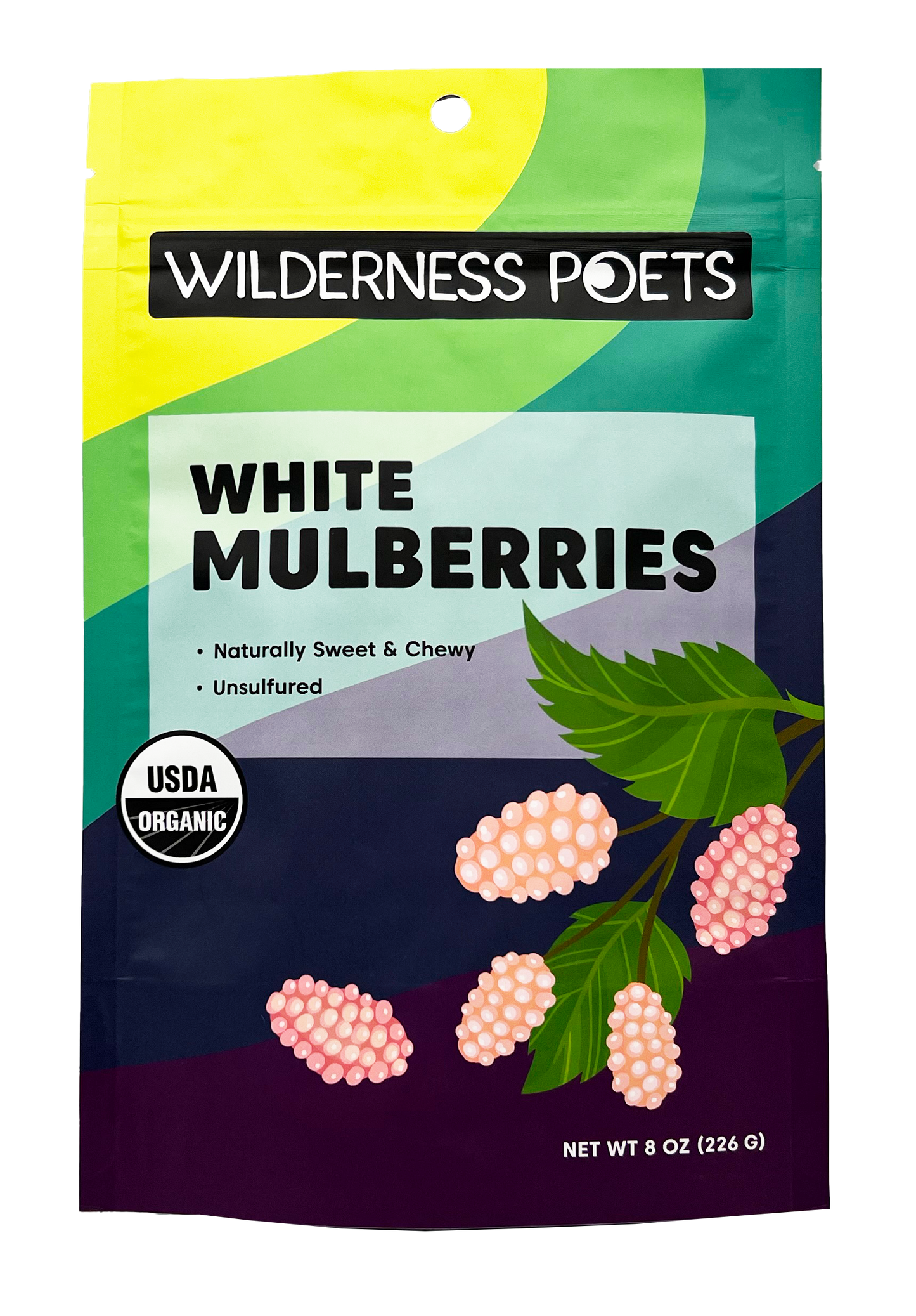 Mulberries - White, Dried, Organic