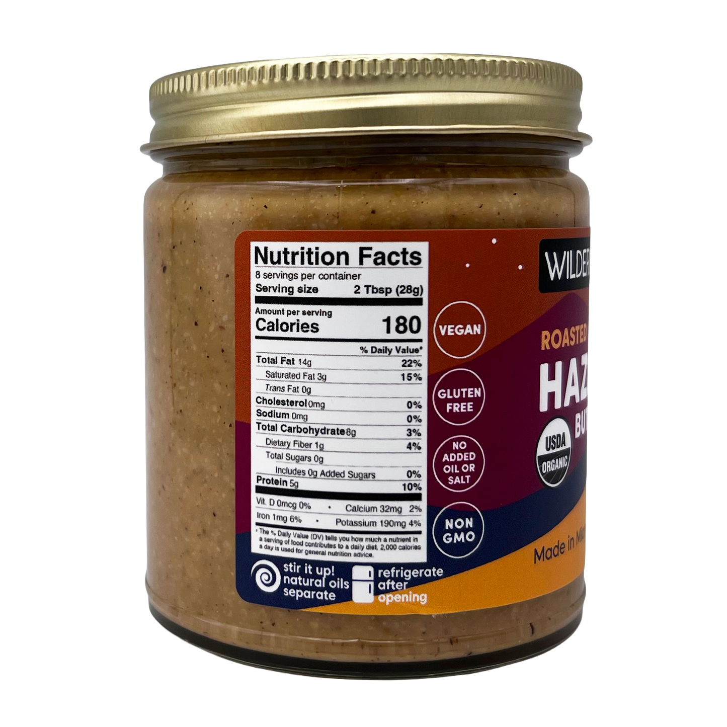 Hazelnut Butter - Organic & Roasted