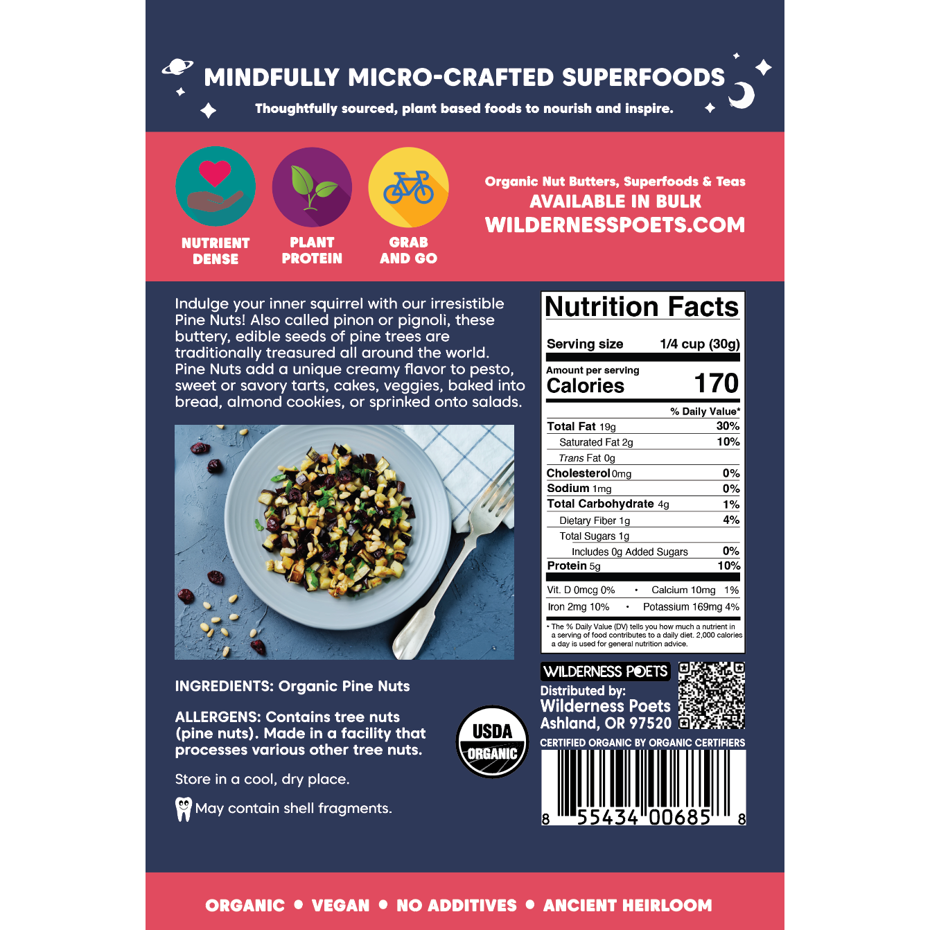 Pine Nuts - Organic