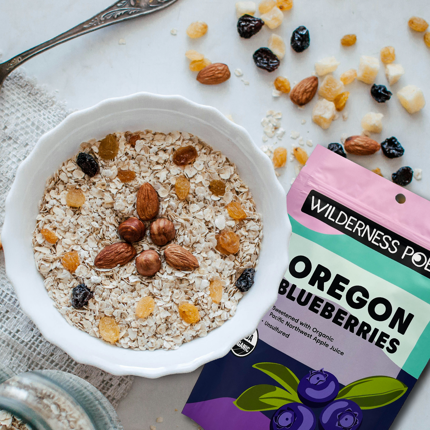 Blueberries - Oregon Grown, Dried, Organic