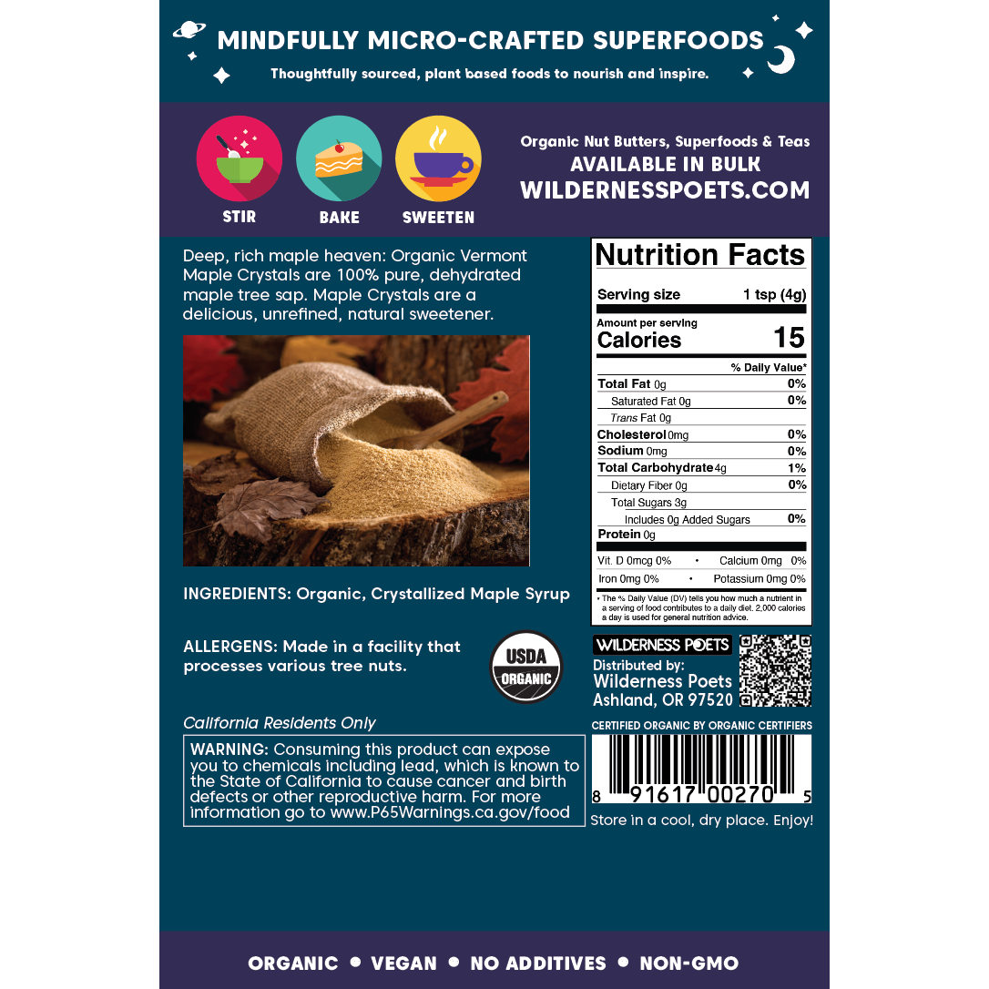 Maple Crystals - Organic