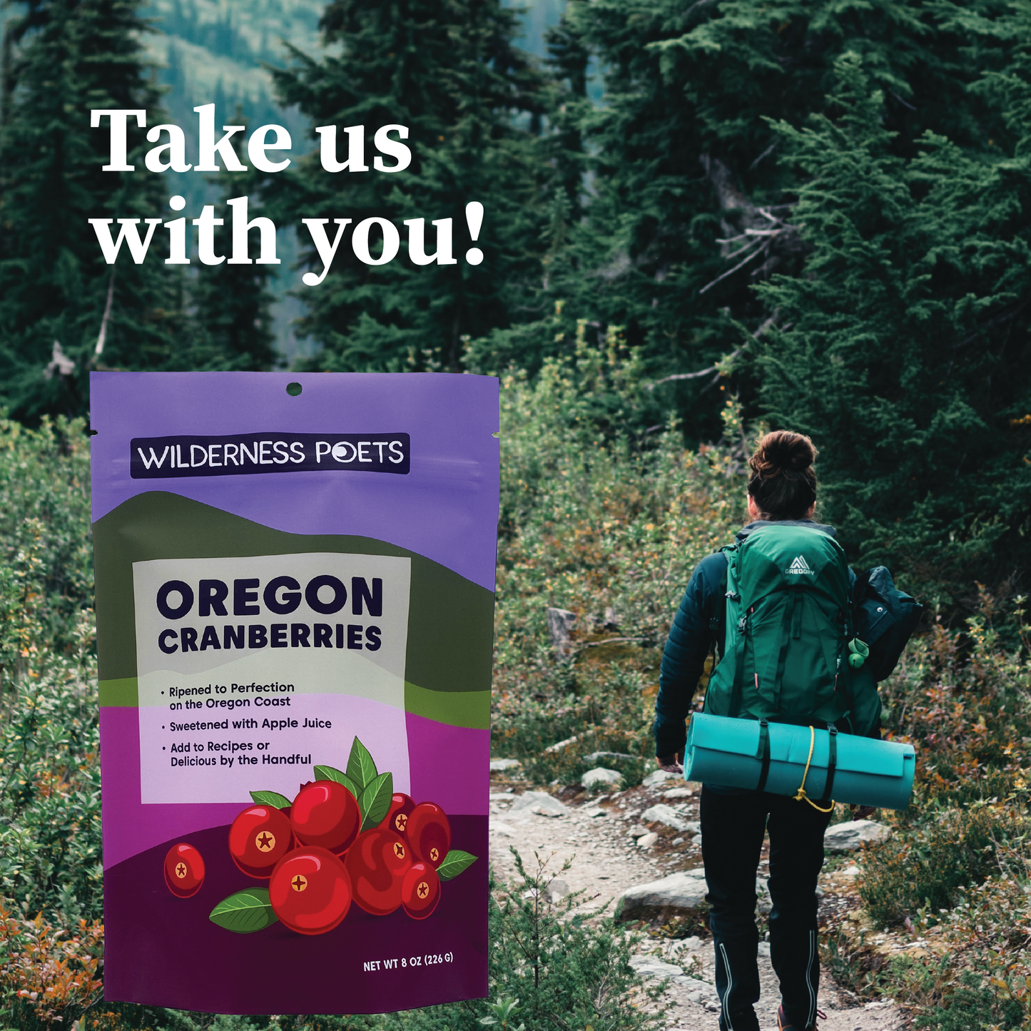 Cranberries - Oregon Grown, Dried