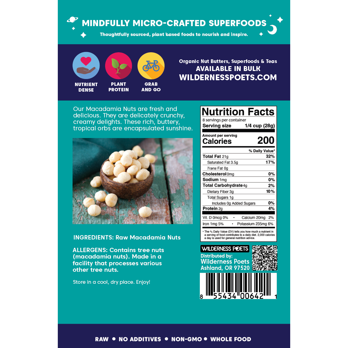 Macadamia Nuts - Whole, Raw