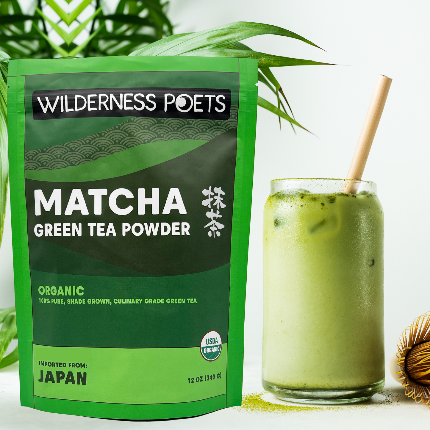 Matcha Green Tea Powder - Culinary Grade, Organic