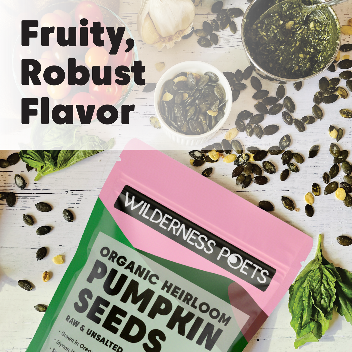 Heirloom Pumpkin Seeds - Organic, Raw