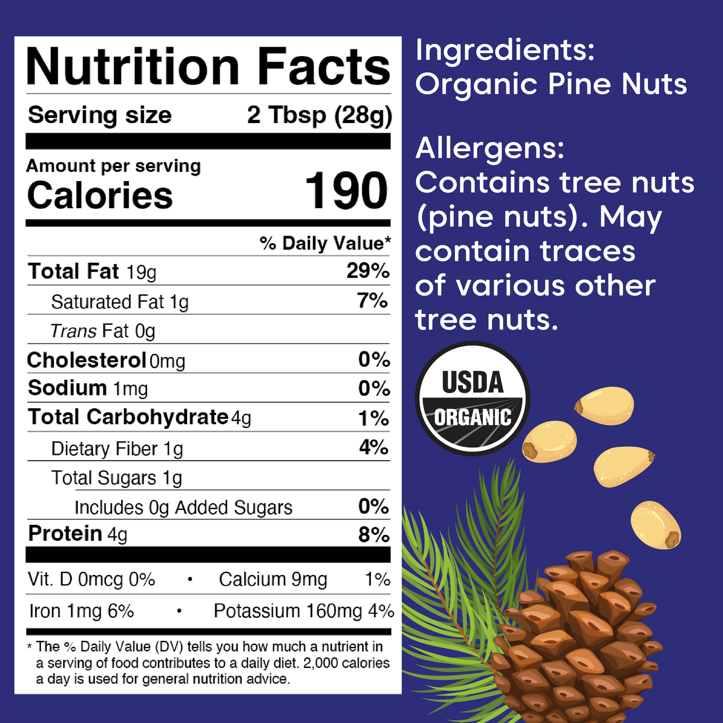 Pine Nut Butter - Organic