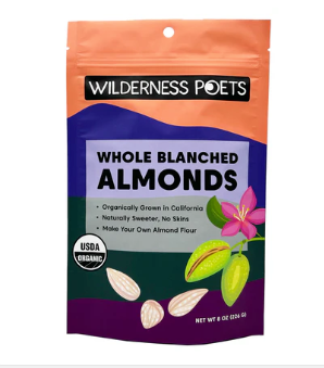 Almonds - Blanched, California Grown, Organic