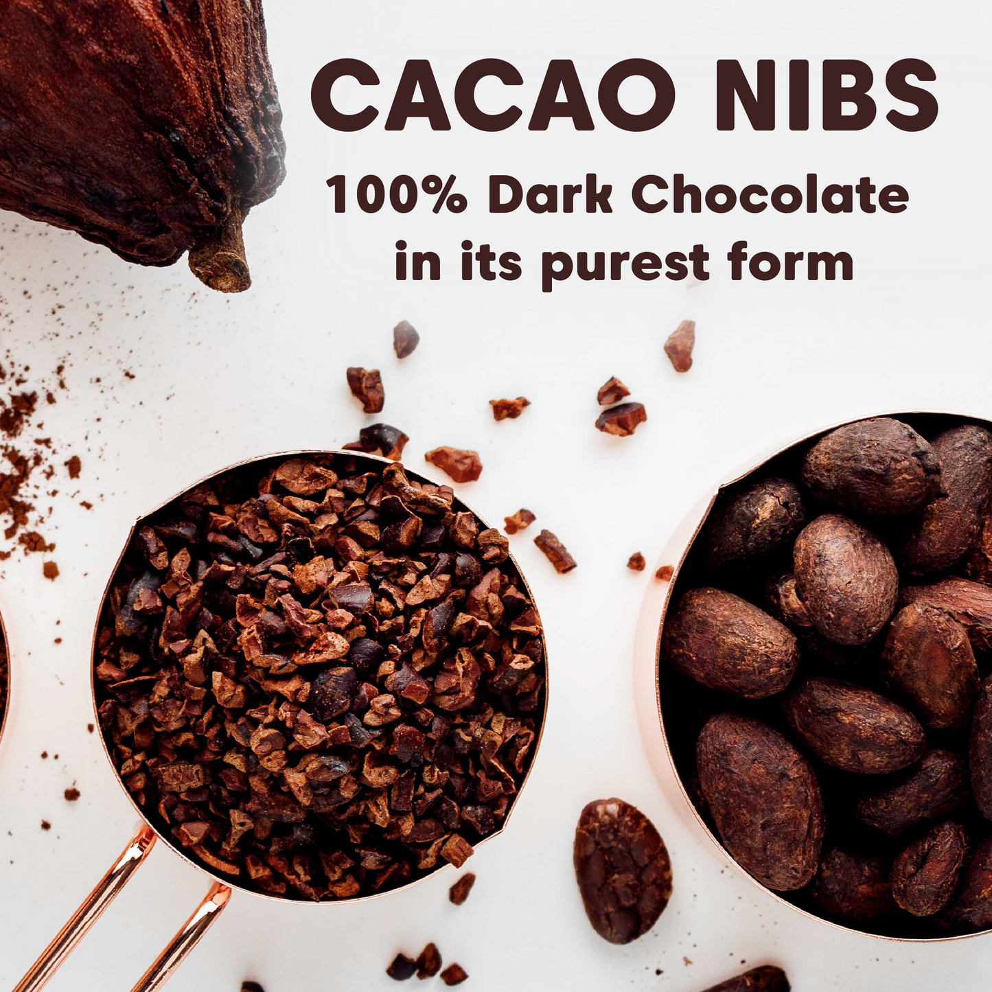 Cacao Nibs - Unsweetened, Organic
