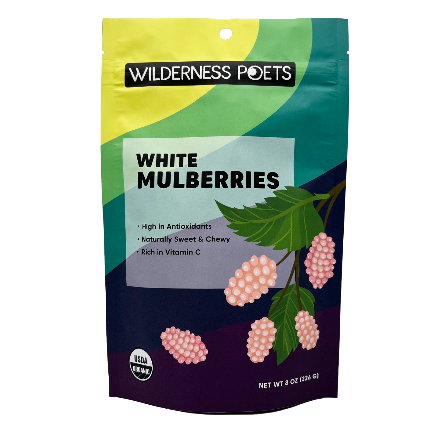 Mulberries - White, Dried, Organic