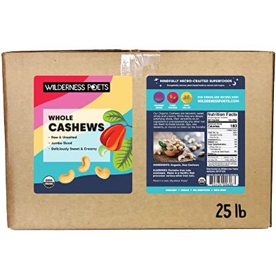 Cashews - Whole, Organic
